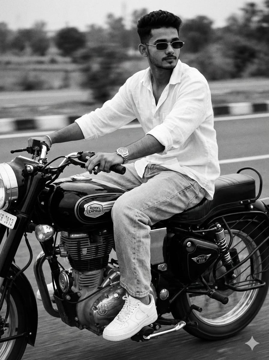 Viral 90's Bullet bike Prompt | Gemini Photo Editing Prompt